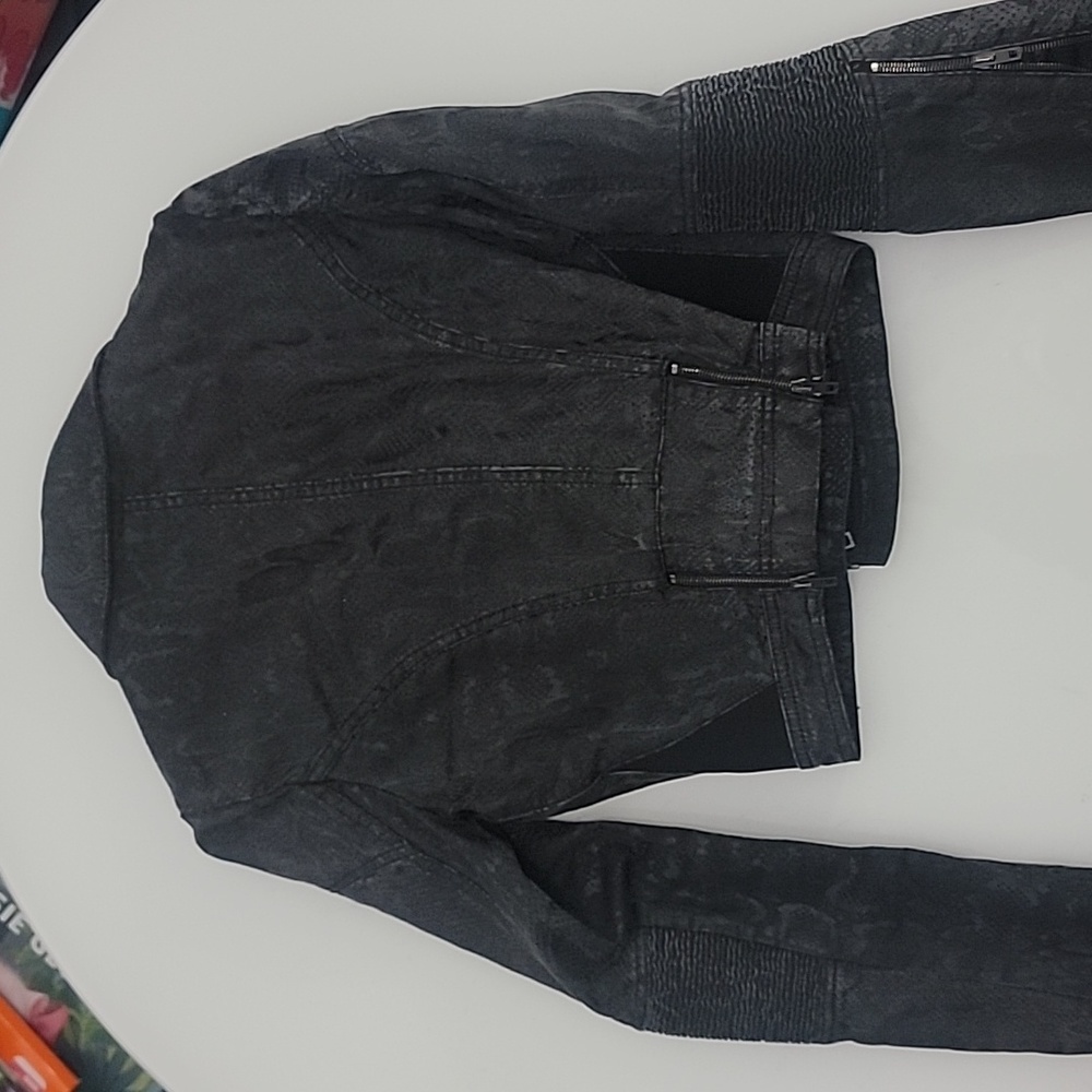 Stella McCartney snakeskin moto jacket - Picture 9 of 11